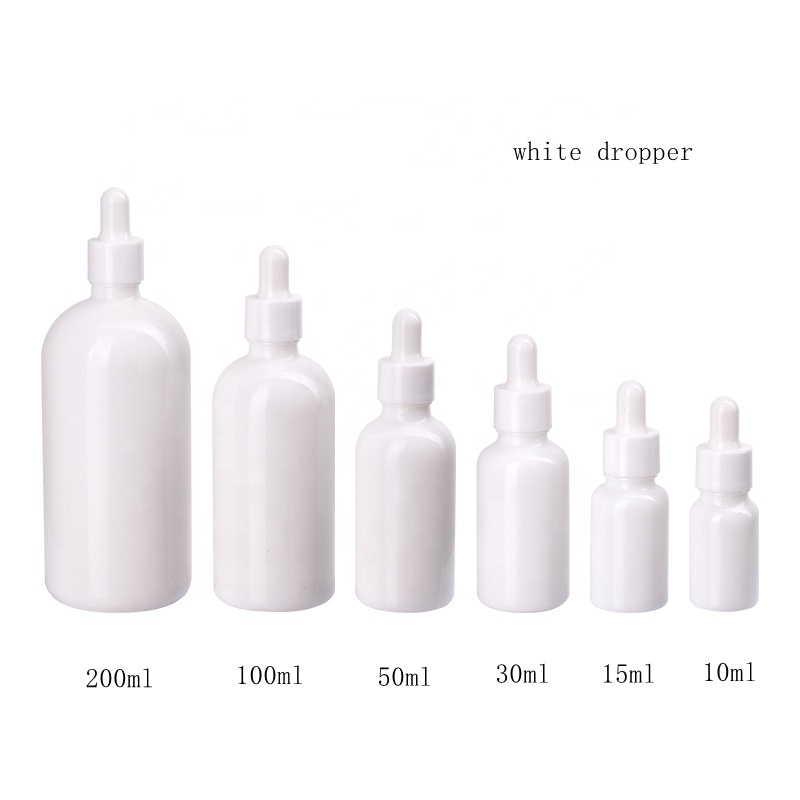 Juice Bottle Dropper - Dropper Bottles White Porcelain Glass 5-100ML