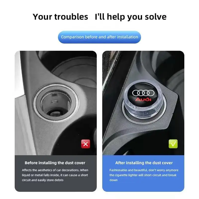 Car Cigarette Lighter Dust Cov - Vape Decoration recension och pris