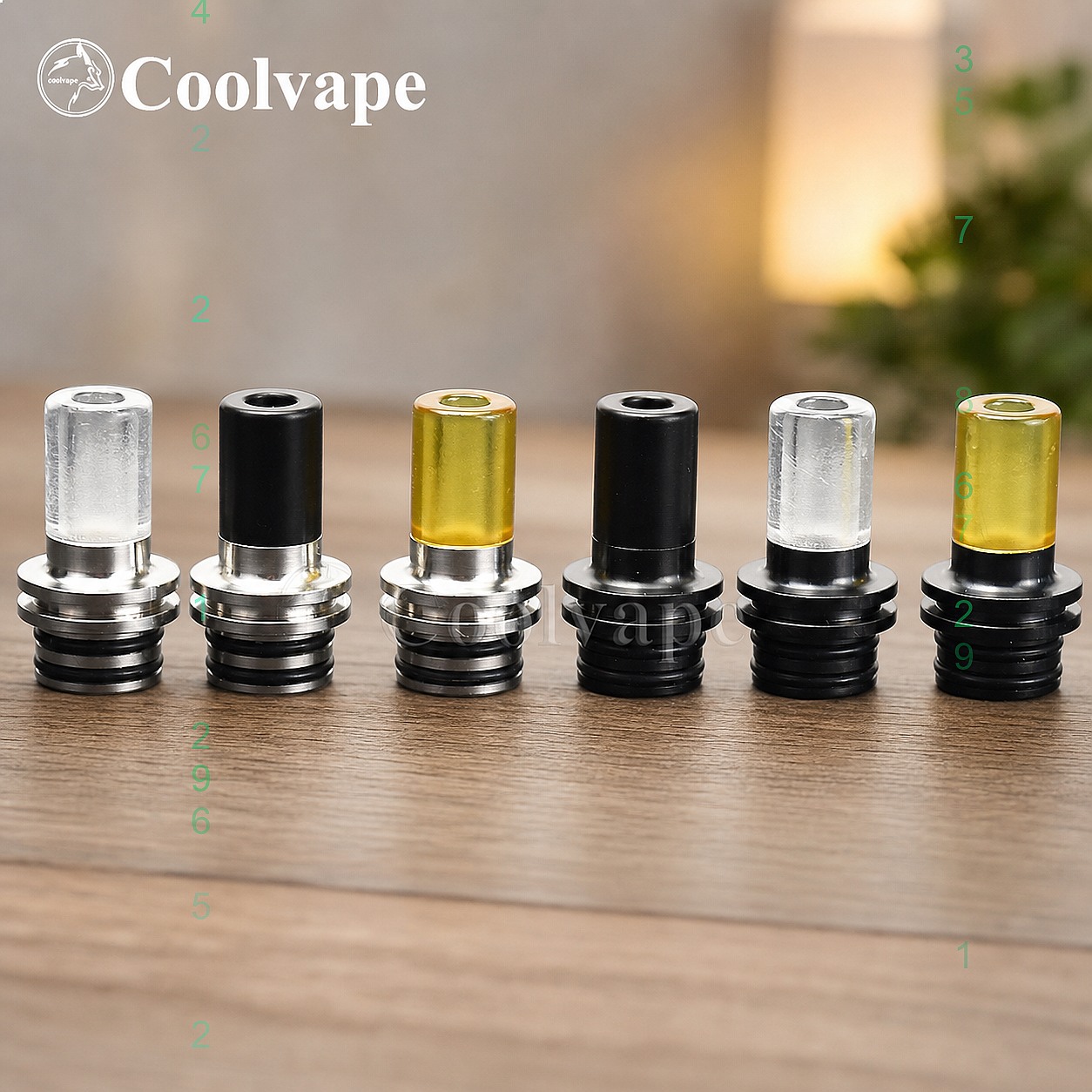 510 MTL Drip Tip Heat Resistan - Vape Accessory recension och pris
