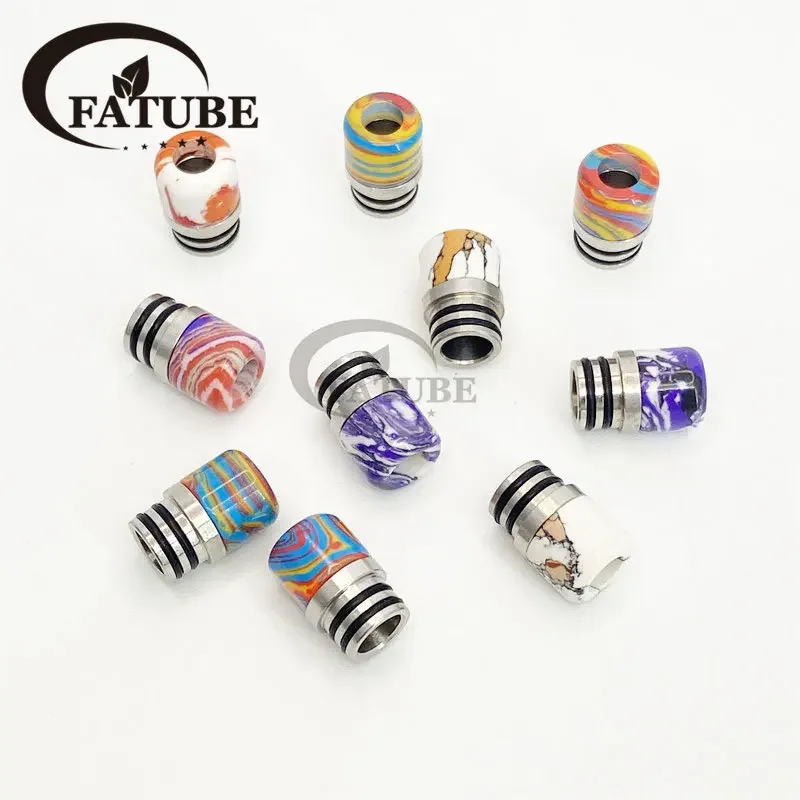 1PC/10PCS 510 Stainless Steel  - Drip Tip Resin recension och pris