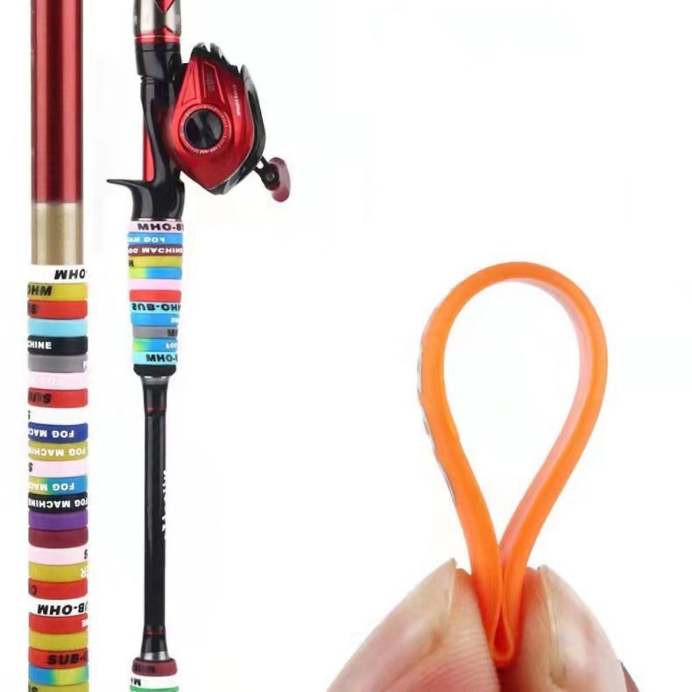 10pcs Fishing Rod Anti-skid Si - Vape Band Silicone recension och pris