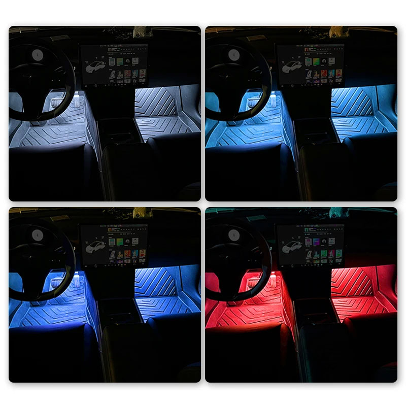 Car Neon Light Foot Light LED  - Vape Decoration recension och pris