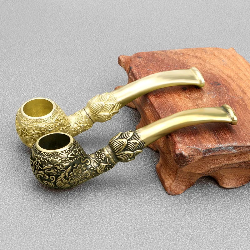 Antique Hand-carved Carp Brass - Vape Decoration recension och pris