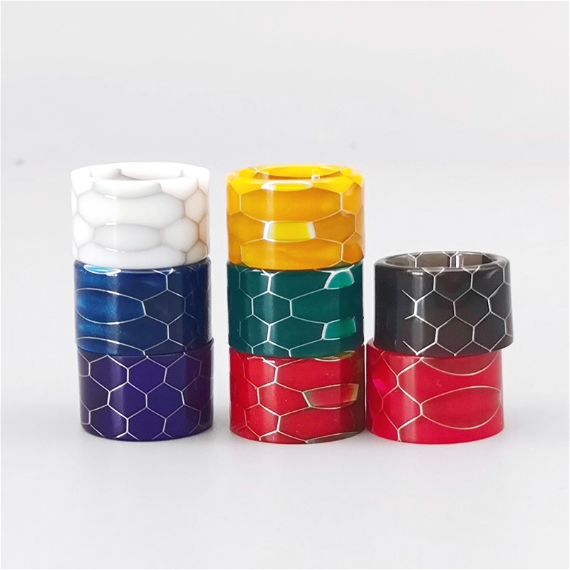 1PC Snake Skin Resin Push-in D - Drip Tip Resin recension och pris