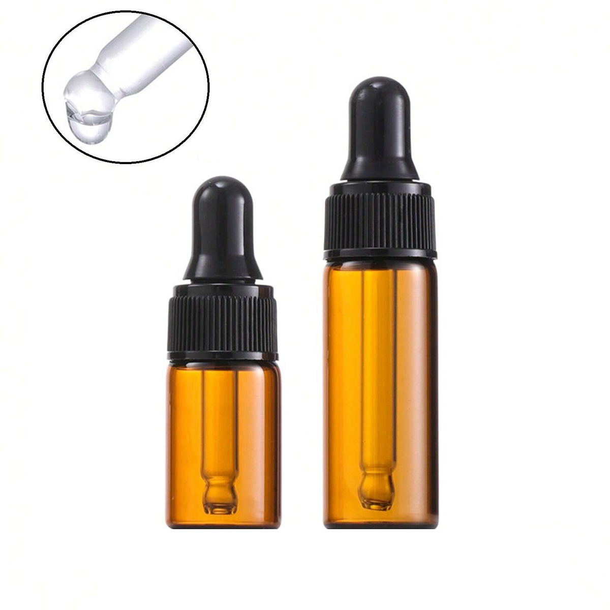 10pcs Dark Amber Glass Dropper - Juice Bottle Dropper recension och pris