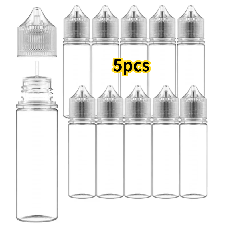 5PCS 30ml-120ml PET Clear Drop - Juice Bottle Dropper recension och pris