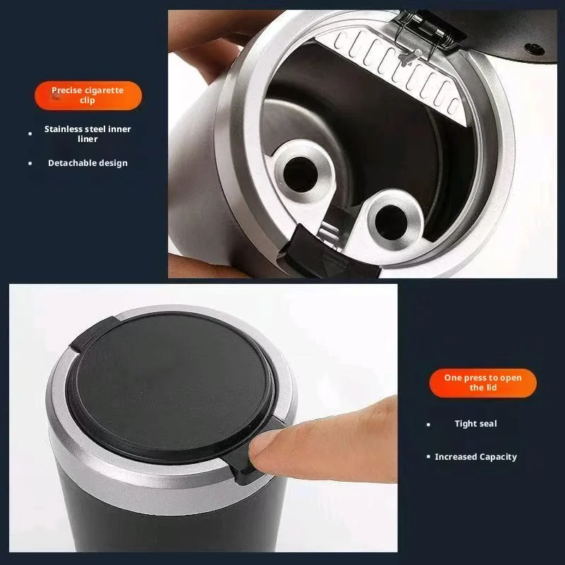 Portable LED Smokeless Car Ash - Vape Decoration recension och pris