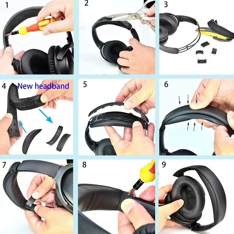 Removeable Headband For Bose Q - Bose Headphone Qc45 recension och pris