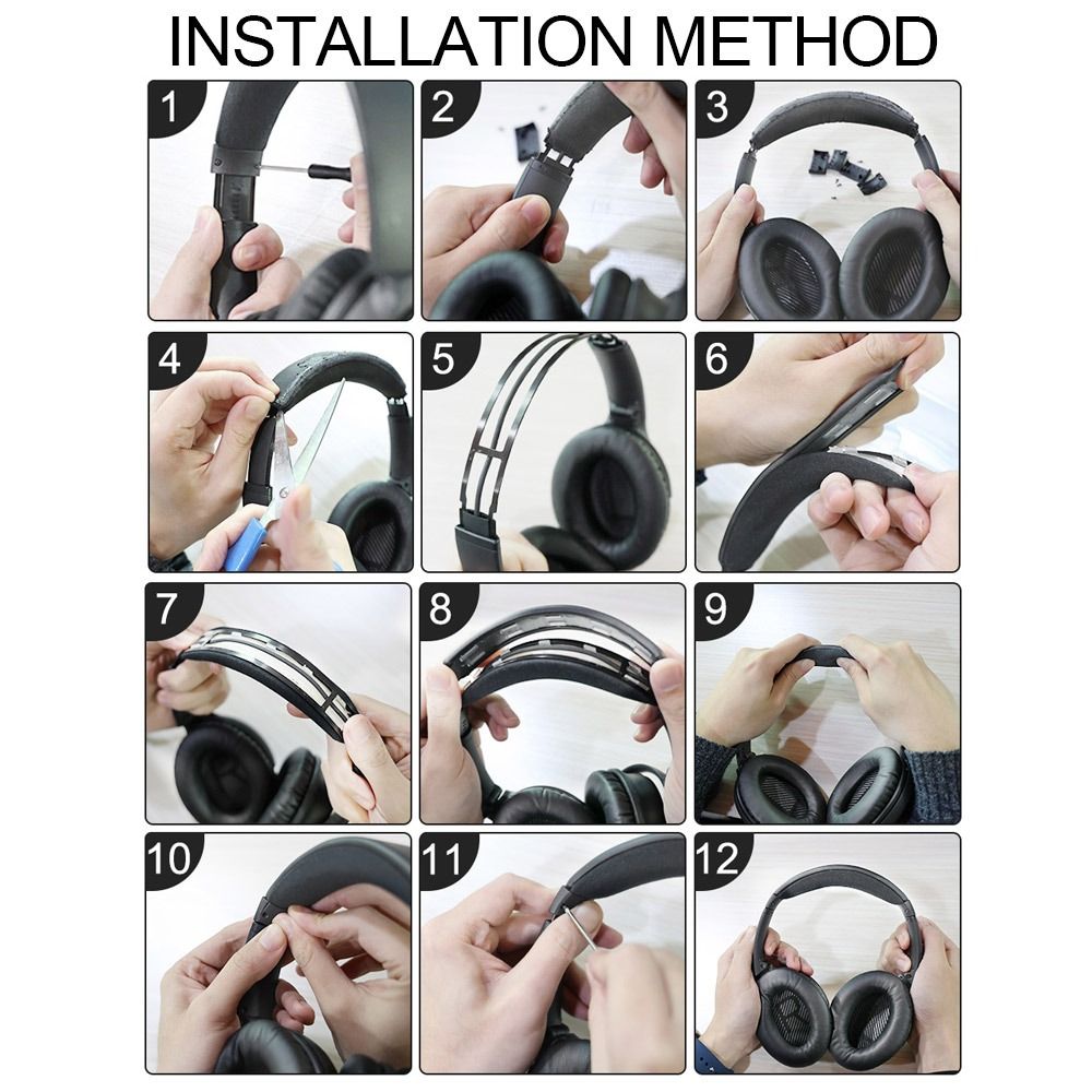Headband Cover Soft Silicone H - Bose Headphone Qc45 recension och pris
