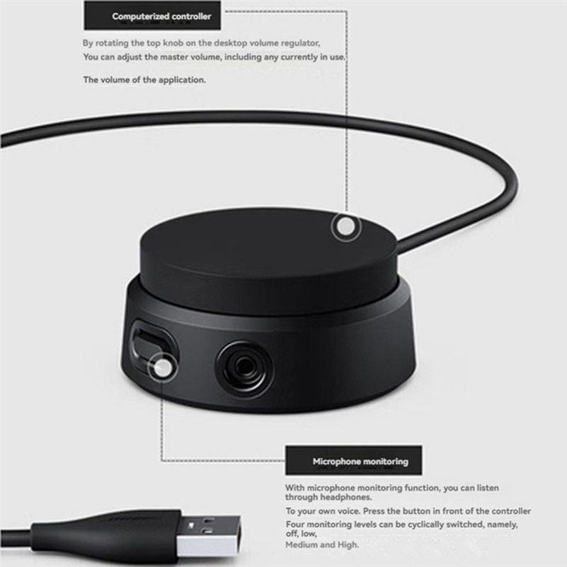 B27B USB Volume Controller For - Bose Headphone Qc45 recension och pris